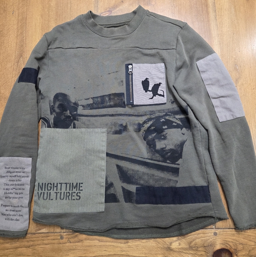 Nighttime Vultures Designer Crewneck Sweater